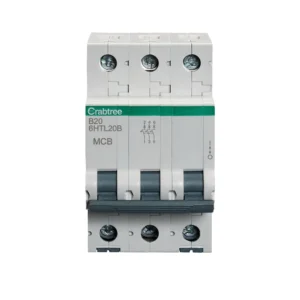 Crabtree 20A TP MCB Type B 10kA