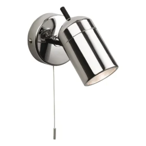 Firstlight Atlantic Spotlight Wall Mounted Bathroom IP44 Switched GU10 Chrome