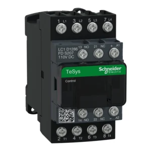 Schneider Electric TeSys D contactor S207, 4p (2NO+2NC) AC-1 25A <=440V, coil 110V DC