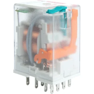 Europa Relay 14 Pin Miniature 4Pco 7A 24V Dc Test/Lock Button&Led