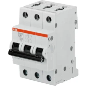 ABB S203M-D40 Miniature Circuit Breaker - 3P - D - 40 A