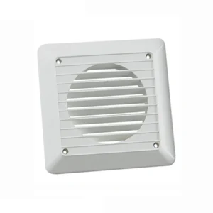 Newlec Extract Fan Wall Grille Fixed 150mm White