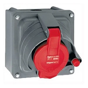 Legrand Socket 3P+N+E Panel IP44 32A 415V Red