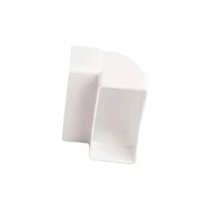 Newlec Flat Channel Duct Vertical Bend 90Degree 110 x 54mm White