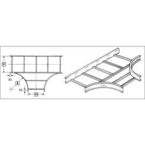 Unistrut Tee Equal For Cable Ladder U10 750mm Steel Hot Dipped Galvanised