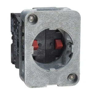 Schneider Electric Spring return contact block, 1 NO, front mounting, 30 or 40mm centres