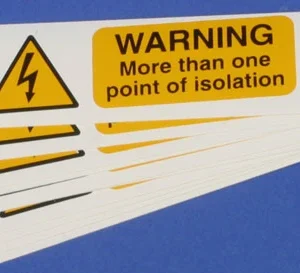 Industrial Signs Ind Signs Label Pk=10