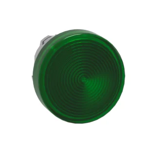 Schneider Electric Green Pilot Light Head 22 with Grooved Lens for Integral LED