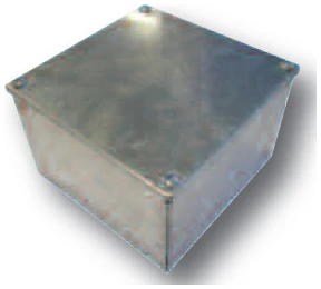 Greenbrook Adaptable Box Plain Sides 150X150X100mm Galvanised