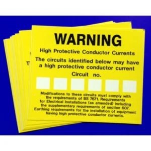 Industrial Signs Ind Signs Label Pk=10