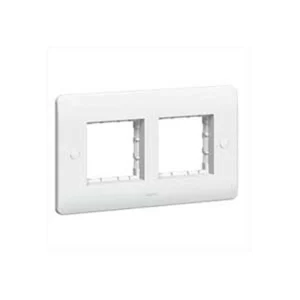 Legrand Front Plate 2 Gang 4 Module Mosaic 86X146mm White