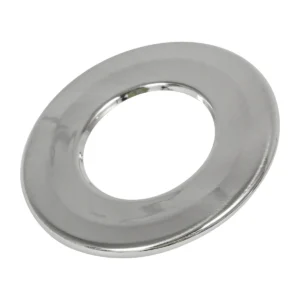 Newlec Trim Bezel Satin Chrome for Downlight LED Fire Rated