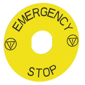 Schneider Electric Pushbutton Legend Plate 30mm K