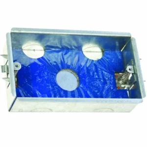 Newlec Dry Lining Plasterboard Box Fire Rated 2 Gang 35mm