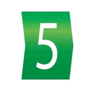 Easi-Lok Number 5 Colour Coded - Easi-Lok Chevron Cut Cable Markers on Reels 2.8-5mm Dia (reel=1000)