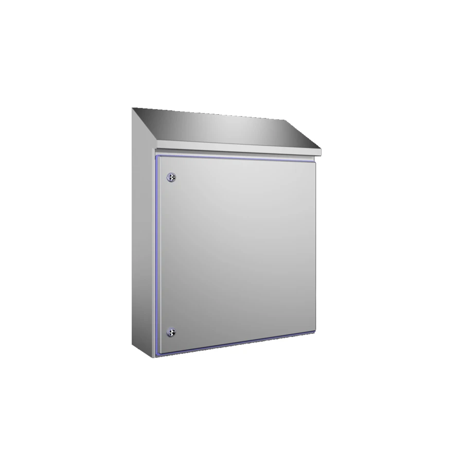 Rittal HD Compact Enclosure IP66, WHD: 610x650(H1)x769(H2)x210 mm, Stainless steel 1.4301 - Image 2