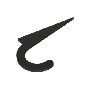 Metpro 20mm Flat Crampet Black Enamel