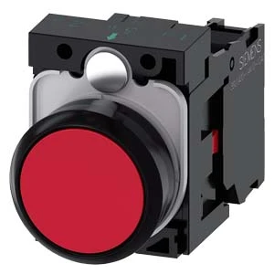 Siemens P/B 22mm Round Plastic Red F - Image 2