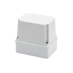 Gewiss Junction Box Smooth Walls Deep Screwed Lid 120X80X120mm Grey Ral