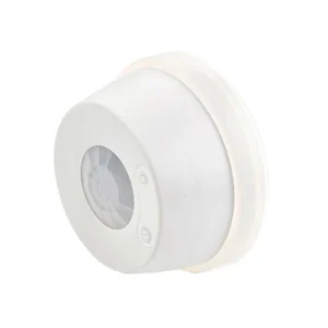 CP Electronics Basic Switching Push Button IP54 Ceiling Surface Mounted PIR Occupancy Sensor