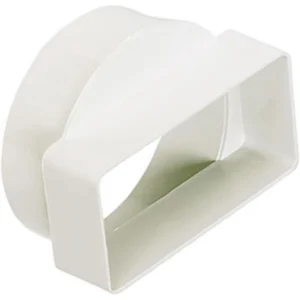 Manrose Adaptor Short Round To Rectangular Male 100X110X54mm