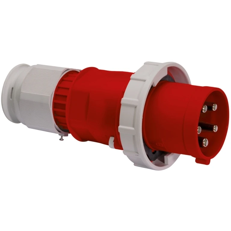 CEENorm Plug Cable Gland 3P+N+E IP67 125A 415V Red