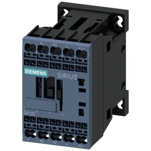 Siemens Contactor 2 NO + 2 NC, AC-3, 5.5 KW 24 V DC 4-Pole 2 NO + 2 NC