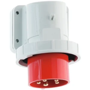 CEENorm Appliance Inlet Surface 3P+N+E IP67 32A 415V Red