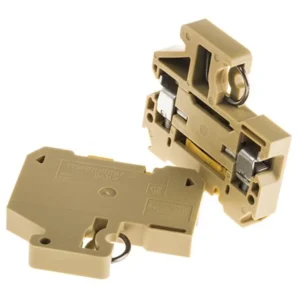Weidmuller Terminal Test Disconnect Sakr 4mm Beige Screw Connector