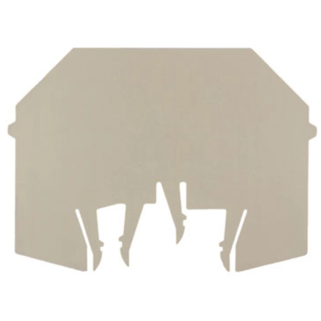 Weidmuller separation Plate Wemid 14g 3x62x86mm Dark Beige