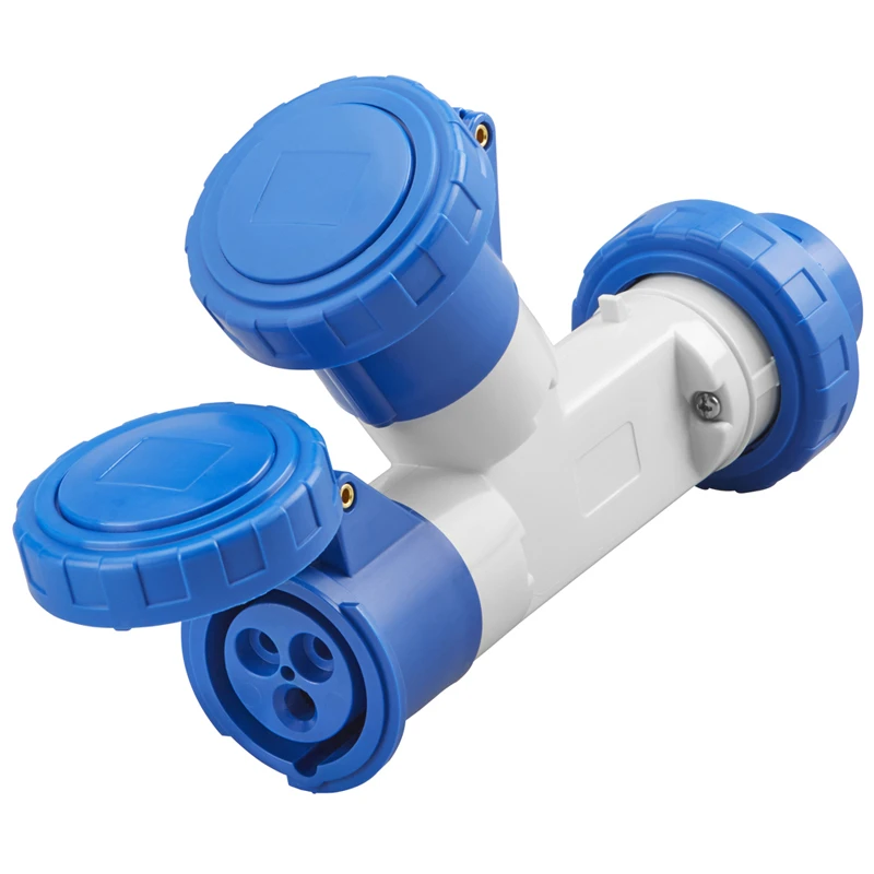 Gewiss Socket 2-Outlet Plug 2P+E 16A 220V - Image 2