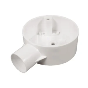 MK Electric Circular Box Terminal 1 Way 20mm White PVC-U