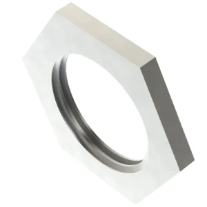 Newlec Locknut Hexagonal 32mm Galvanised Steel