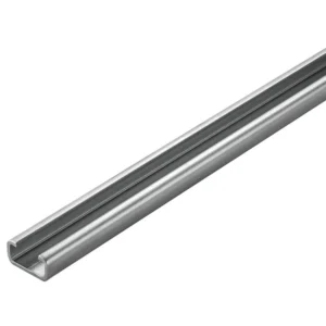 Weidmuller Terminal Rail Steel Galvanized 450g 2000x10x20mm Grey