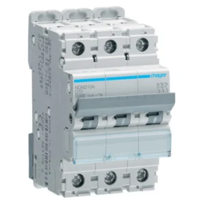 Hager MCB TP Type D 10A 10Ka 3 Module