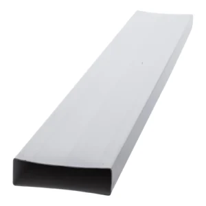 Newlec Flat Channel Solid Ducting 204mm x 60mm (1.5m Length) White