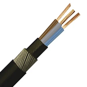 Newlec NL6943LSH 6.0mm² Black XLPE/SWA/Basec Armoured Cable 3-Core
