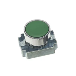 Europa Pushbutton Flush Mounting Collar IP65 22.5mm Green Metal