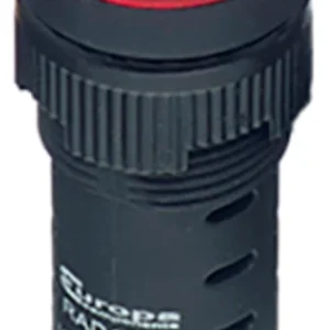 Europa Pilot Light LED IP65 24V Ac/Dc 16mm Red Plastic