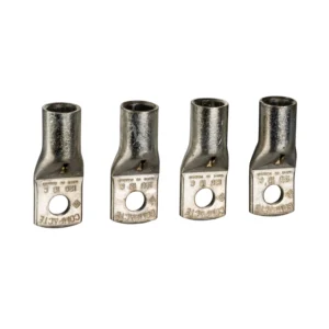 Schneider Electric Merlin Gerin 4 Crimp Lugs for Copper Cable 120mm² & Phase Barriers