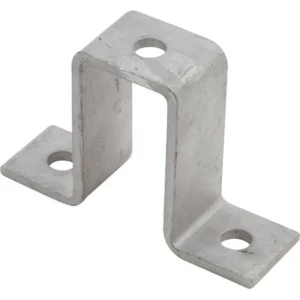Newlec Channel Support U Type Fixing Bracket Hot Dipped Galvanised for 41 x 82mm Channel