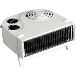 Newlec Fan Heater Portable 2kW 215 x 192 x 112mm White