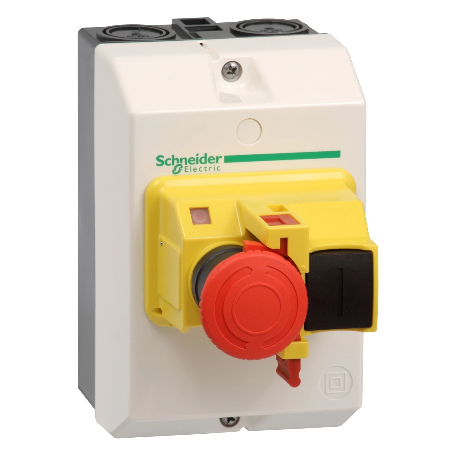 Schneider Electric TeSys GV2 IP55 Enclosure fitted with Emergency Stop for GV2ME - Image 2