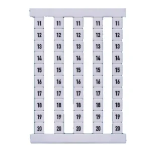 Weidmuller Terminal Marker Polyamide 66 50g 6 x 5mm White