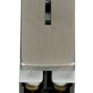 Click Scolmore Stainless Steel 10AX Ingot 2 Way Keyswitch Module