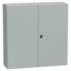Schneider Electric Spacial S3D Db Plain Door Enclosure w/o Mounting Plate H1000xW1000xD300 IP55 IK10 RAL7035