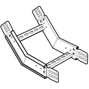 Legrand Riser 45° Inside 450mm 300R Hot Dipped Galvanised