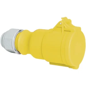 CEENorm Connector Long Cable Gland One Piece Body 16A 110V 4P IP44 4H