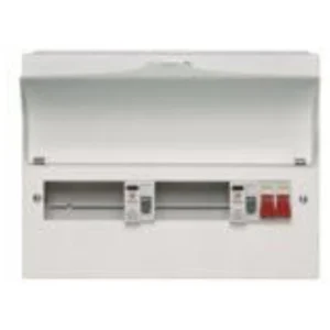 Wylex 10 Way Dual RCD Consumer Unit 100A Main Switch, 80A 30mA RCDs, Flexible Configuration