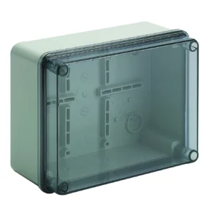 Newlec Enclosure Weatherproof Clear Lid 190 x 140 x 70mm IP56 Moulded